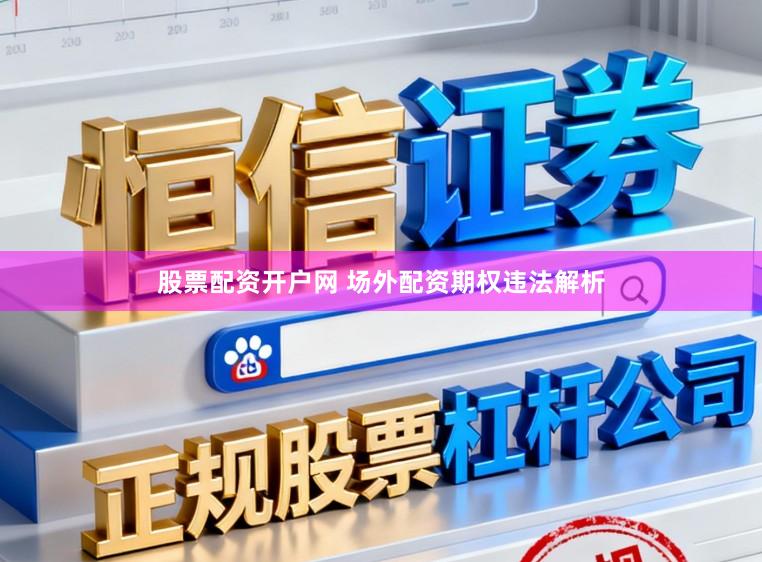 股票配资开户网 场外配资期权违法解析